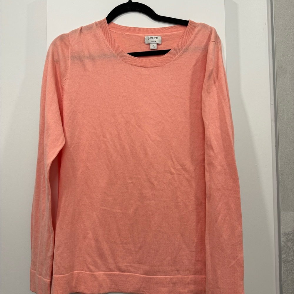 J. Crew Peach Long Sleeve Shirt